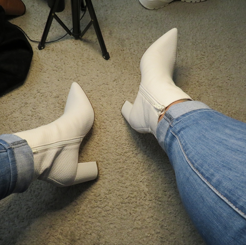 White Booties - image 4